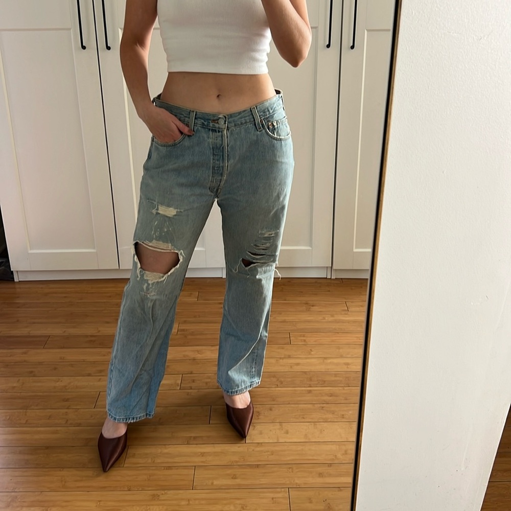 Vintage Distressed 501 Levi’s